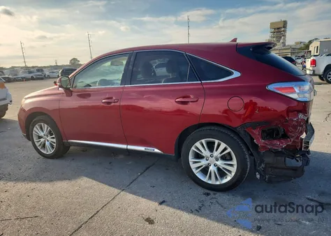 2010 Lexus Rx 450H from USA, damaged, VIN JTJZB1BA4A2401356